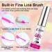 Hot Pink Glow in The Dark Gel Liner Nail Art - Neon Fluorescent UV Gel Polish for DIY Manicure - Buy Online on GoSupps.com