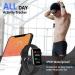 MorePro Women's Waterproof Fitness Tracker with Heart Rate Monitor, Blood Pressure, Blood Oxygen, and Sleep Tracking - Dark Black - Buy Online on GoSupps.com