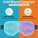 BeeVines Cooling Eye Mask 2 Pack Gel Cold Eye Mask for Puffy Eyes Eye Mask for Dark Circles Dry Eyes Cold & Warm Sleep Compress for Post Surgery Puffiness Allergies Sinuses (Blue & Purple) 02 Blue & Purple - Buy Online on GoSupps.com