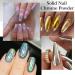 Chrome Nail Powder Kit with Black & White Gel Polish Set - Metallic Aurora Glazed Donut Glitter for Women & Girls - Manicure Gift Set - Buy Online on GoSupps.com