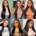 LOVEVOL 40 Inch HD Lace Front Human Hair Wig- 180 Density, Pre Plucked, Deep Part, Transparent Lace- Straight Glueless Wig for Black Women - Buy Online on GoSupps.com