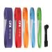 CFX fitness bands with 5 resistance bands resistance tapes set with door anchor carrying bag and training instructions resistance tapes for fitness/stretching/yoga/strength training 8 pieces
