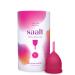 Saalt Teen Menstrual Cup - Best Sensitive Reusable Cup - Wear for 12 Hours - Tampon and Pad Alternative (Wild Rose)