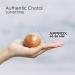 PYOR Sunstone Crystal Ball with Stand - Witchcraft Good Luck Sphere for Meditation and Fortune Telling - Buy Online on GoSupps.com