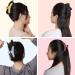 CLIPXY Premium 4.3 Inch Matte Coated Claw Clips Set - Bundle of 6 Sturdy Hair Clips for Thick Hair Women - Durable Hair Bands Included - Ideal for Everyday Wear - Buy Online on GoSupps.com