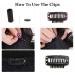 30 PCS Black Wig Clips - 9-Teeth Snap Clips for Women's Wigs & Hair Extensions - Buy Online on GoSupps.com