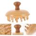 Magiclulu 2-in-1 Beech Wood Massage Comb | Full Body & Scalp Massager for Blood Circulation & Relaxation | Trigger-Point Wooden Hair Shampoo Scraper - Buy Online on GoSupps.com