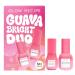 Glow Recipe Guava Brightening Korean Skincare Gift Set - Vitamin C Under Eye Cream Treatment + Hydrating Vitamin C Dark Spot Face Serum with Niacinamide & Peptides Travel Size (2 Count)