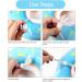 Woiworco Adjustable Cat Recovery Collar - Cute Donut Design - Soft Cone for Wound Healing - Elizabethan Collar for Cats - Medium Blue - Buy Online on GoSupps.com
