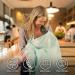 Breastfeeding Cover with Pockets - Soft and Breathable Nursing Coverall (Leaves) - Buy Online on GoSupps.com