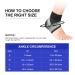 Buy Ankle Compression Sleeve & Brace for Sprains | Achilles Tendonitis Support for Men & Women - X-Large Green Right Foot - Buy Online on GoSupps.com