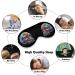 Dead Skull Funny Sleep Mask | Adjustable Eye Cover for Light Blocking | Perfect for Men & Women - Buy Online on GoSupps.com