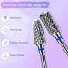 Lermal Nail Miller Bit Set - 3/32 (2.35 mm) Professional Smooth Lace Hard Metal Attachments | 6 Pieces Acrylic Gel Nail Milling Cutters for Manicure Pedicure | Medium Blue Bit - Buy Online on GoSupps.com