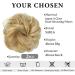 SARLA 2PCS Messy Hair Bun Scrunchies for Women in Golden Blonde/Beach Blonde - Updo Hair Extensions for Girls - Buy Online on GoSupps.com