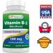 Best Naturals Vitamin B2 (Riboflavin) 100mg 180 Tablets - Premium Formula | 3rd Party Lab Tested - Buy Online on GoSupps.com