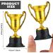 Pack of 40 Golden Award Trophy Cups - Mini Plastic Trophies for Kids Classroom Rewards and Sports Tournaments - Buy Online on GoSupps.com