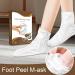 Masque Exfoliant pour Pieds - 2 Paire Exfoliant Naturel | Chaussettes P dicure Anti-Cors pour Femmes et Hommes Rituel du Soir Application Chaussures Domicile co-conut - Buy Online on GoSupps.com
