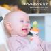 Fruuti Baby Fruit Feeder Pacifier by Quark - Silicone Baby Food Feeder - 3 Tip Sizes Grow with Baby - Easy for Little Hands to Hold - Secure Latch & Clip Ring - BPA BPS PVC Phthalate & Lead Free - Buy Online on GoSupps.com