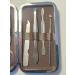 Union Jack Manicure Set - Spin Art Painting Design - Faux Leather Texture - Complete - British Flag Souvenir from London England UK - Buy Online on GoSupps.com
