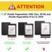 FINTIE Folio Case for 6 Kindle Paperwhite Fits 10th Generation 2018 and All Paperwhite Book Style Vegan Leather Shockproof - dual color - Buy Online on GoSupps.com