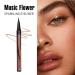 Music Flower Waterproof Liquid Eyeliner in Light Brown - Smudge-Resistant & Long-Wearing with Precision Tip Metallic Shimmer for Stunning Eyes - Buy Online on GoSupps.com