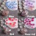 4 Colors Flowers Design Elegant Charms 3D White Acrylic Aurora Camellia Nail Art Decorations(blue) - Buy Online on GoSupps.com