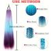 Ponytail Extensions Colorful Straight Ponytail Extension with Elastic Hair Tie Ombre Braiding Hair 26 inch Rainbow Color Braiding Ponytail Extension for Girls Kids Ponytail Hair Extensions (Color : 0 26inches 001 - Buy Online on GoSupps.com