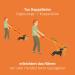 Floxic Dew Double Dog Leash for 2 Dogs Reflective Stretchable No Hogging Ideal for Small to Medium Dogs - Gray/Orange - 8mm - Buy Online on GoSupps.com