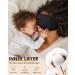 LC-dolida Bluetooth Sleeping Mask with Adjustable Sleep Headphones - Zero Eye Pressure, 10-14 Hours Playtime - Includes 2 Soft Foam Earplugs - Ideal for Travel, Sleep, and Nap - Ink-black - Buy Online on GoSupps.com
