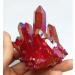 Room Decoration 145g Natural red Quartz Cluster Beautiful red Aura Angel Crystal Cluster Reiki Titanium Coating Cluster yuebang - Buy Online on GoSupps.com