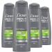 Dove Men+Care Body Wash + 2-in-1 Shampoo & Conditioner Bundle (400ml Body Wash x4 + 355ml Shampoo & Conditioner x4) 400 ml (Pack of 4) Wash + Conditioner - Buy Online on GoSupps.com