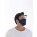 easylife lifestyle solutions Reuseable Visor Filter Mask with Valve +1 Filter | L21xH17xD0.5cm Burgundy - Buy Online on GoSupps.com