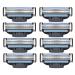 8 pieces of razor + razor blades wet razor men razor blades for men men razor blade replacement blades for wet razors men 8-blade exchange of razor blades gift for men