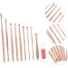 FRCOLOR Earwax Remover Kit - Stainless Steel Ear Pick & Cleaning Tools for Effective Ear Wax Removal - Portable & Ergonomic Design (Pink 11.5x0.5x0.5CM) - International Shipping Available - Buy Online on GoSupps.com