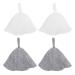 Heallily 4 Pieces Sauna Hut Hat Men Women Sauna Hut Filz Sauna Cap Filz cap Sauna cap shower cap bath cap shower cap for women and men bath shower headgear