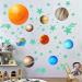 Glow in The Dark Stars Wall Stickers - 445 PCS Ceiling Stars Planets Kids Wall Decors in Green Light - Perfect for DIY Bedroom and Nursery Decor - Buy Online on GoSupps.com