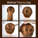 80pcs Brown Invisible Hair Bun Net Set - Teenitor Elastic Edge Mesh Hair Nets with U Shape Bun Pins and Hair Bands for Girls and Women - Buy Online on GoSupps.com