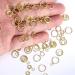Alexcraft 14k Gold Plated Jump Rings 900PCS - Strong Gold Open Jump Rings Bulk for Jewelry Making - Necklace Bracelet Earrings - 4/6/8/10mm - Buy Online on GoSupps.com