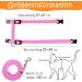 Adjustable Nylon Cat Leash Set - 2 Pieces Pink & Blue Harness for Kittens & Puppies | Soft Cat Dishes Included - Buy Online on GoSupps.com
