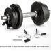 High-Quality 30mm Dumbbells with Spring Clamping Collars | Durable Stainless Steel Barbell Clips for Safe Training | Stronglift Silver - Buy Online on GoSupps.com