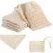 AWAGAS 30 Organic Sisal Soap Bags | 100% Natural Soap Sacks for Foaming Drying Peeling & Massage Ideal for Face & Body Shower - Buy Online on GoSupps.com