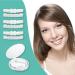 3 Pairs Snap-in Veneers for Men and Women Temporary Denture Teeth Covering Imperfections No Pain No Shots No Drilling Confident Solution White