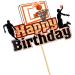 Basketball Cake Topper - Happy Birthday Shield | Sports Theme Decor for Young Girls - Buy Online on GoSupps.com