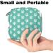 Womens Dog Paw Pattern Tampon Storage Bag | Stylish Multi-Pocket Binding-Up Bags for Menstrual Care - Buy Online on GoSupps.com