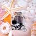 Honbay 2PCS Pearl Crystal Rhinestone Hair Side Combs - Floral Twist Hairpin for Women - Buy Online on GoSupps.com