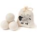 Organic XL Wool Dryer Balls - 4 Pack Natural Fabric Softener for Wrinkle-Free Clothing - Baby Safe & Energy Saving - Buy Online on GoSupps.com