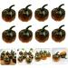 DECHOUS 12pcs Halloween Pumpkin Home Stuff Halloween Supplies Artificial Pumpkins Black Pumpkins Simulation Pumpkin Halloween Decorations Miniatures Photography Prop Household Reward Foam - Buy Online on GoSupps.com