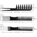 10PCS Black Hair Comb Set - Professional Salon Styling Comb for Women Men Kids | Anti-Static Barbers Brush Combs - Buy Online on GoSupps.com