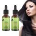 Rosemary Mint Scalp & Hair Strengthening Oil, 59ml Rosemary Hair Growth Oil, Rosemary Oil for Hair Growth, Anti Hair Loss Fast Grow Nourish Dry Damaged Hair for Men & Women (2 pieces)