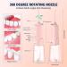 Cordless Water Dental Flosser - KUSKER Portable Oral Irrigator with 5 Modes & 4 Jet Tips - Rechargeable & IPX7 Waterproof - Pink - Buy Online on GoSupps.com
